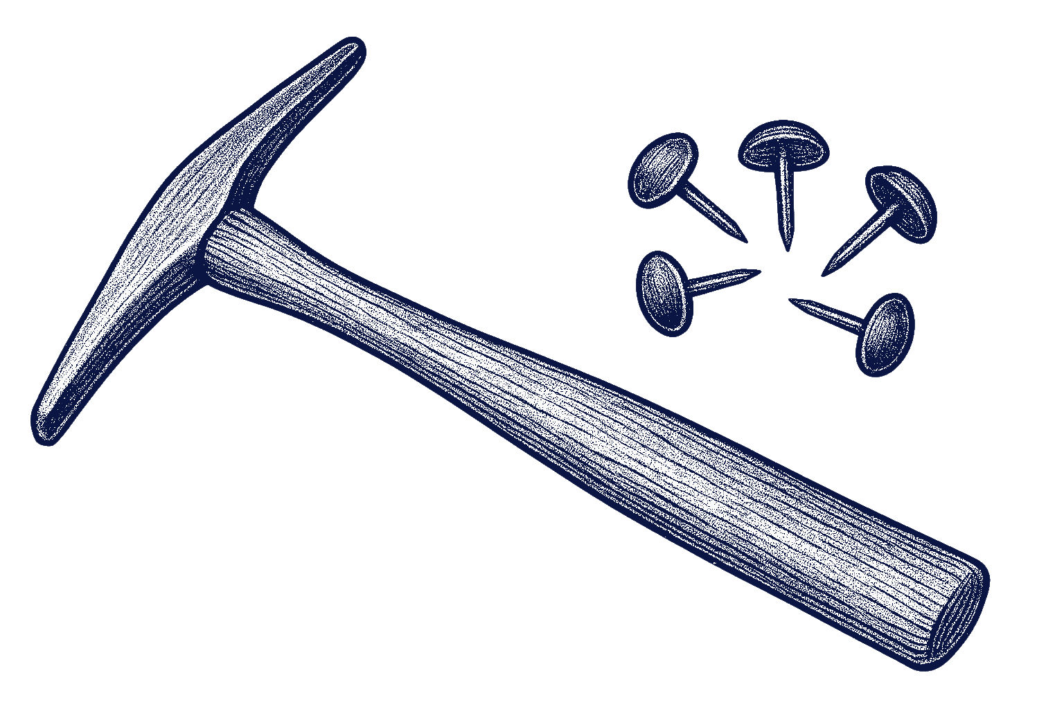 tools and pins