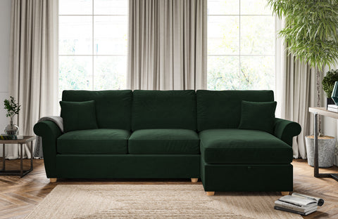 Ridgeway Left-hand Corner Ottoman Sofa Bed